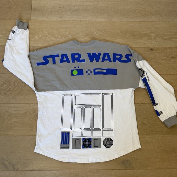 Disney Star Wars R2D2 Spirit Jersey Adult Large May The 4th Be With You - Picture 2 of 8
